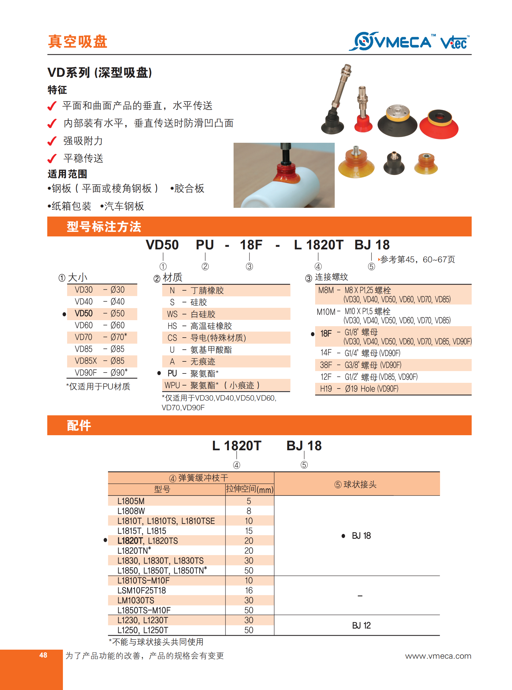 VD系列（深平型）吸盘01